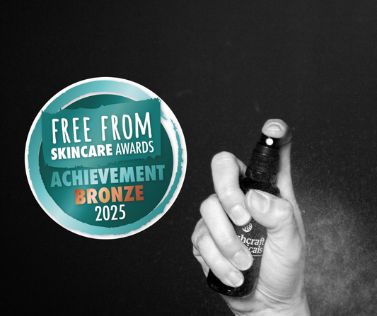 Нашият тоник за лице взе награда за чиста козметика, бронзова награда от Free From Skincare Awards 2025.