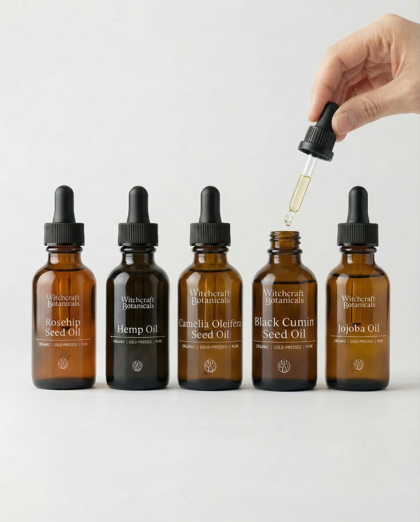 A set of 5 Base Oils