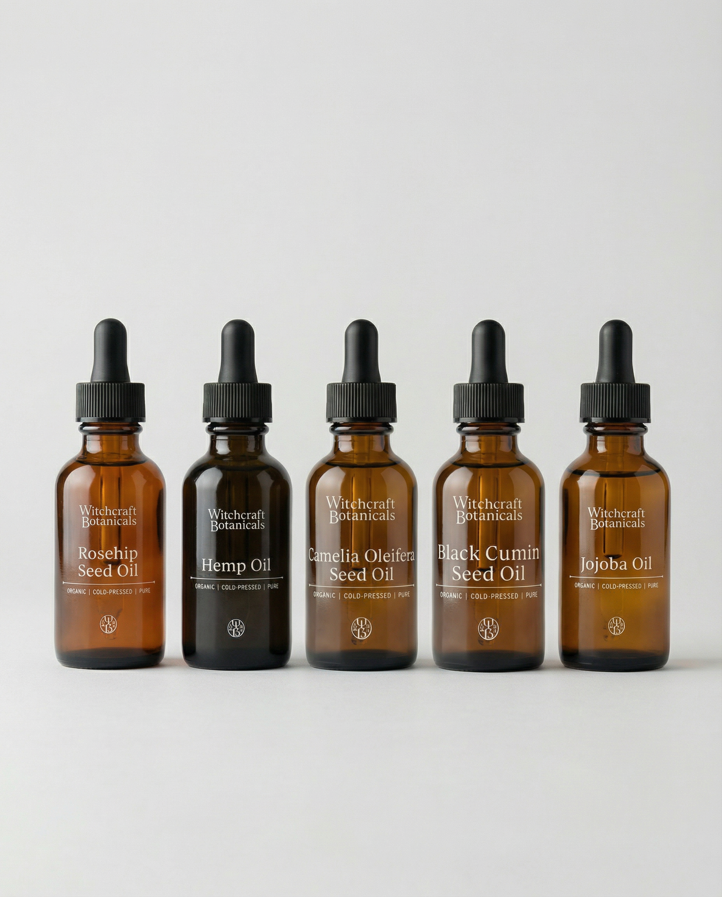 A set of 5 Base Oils