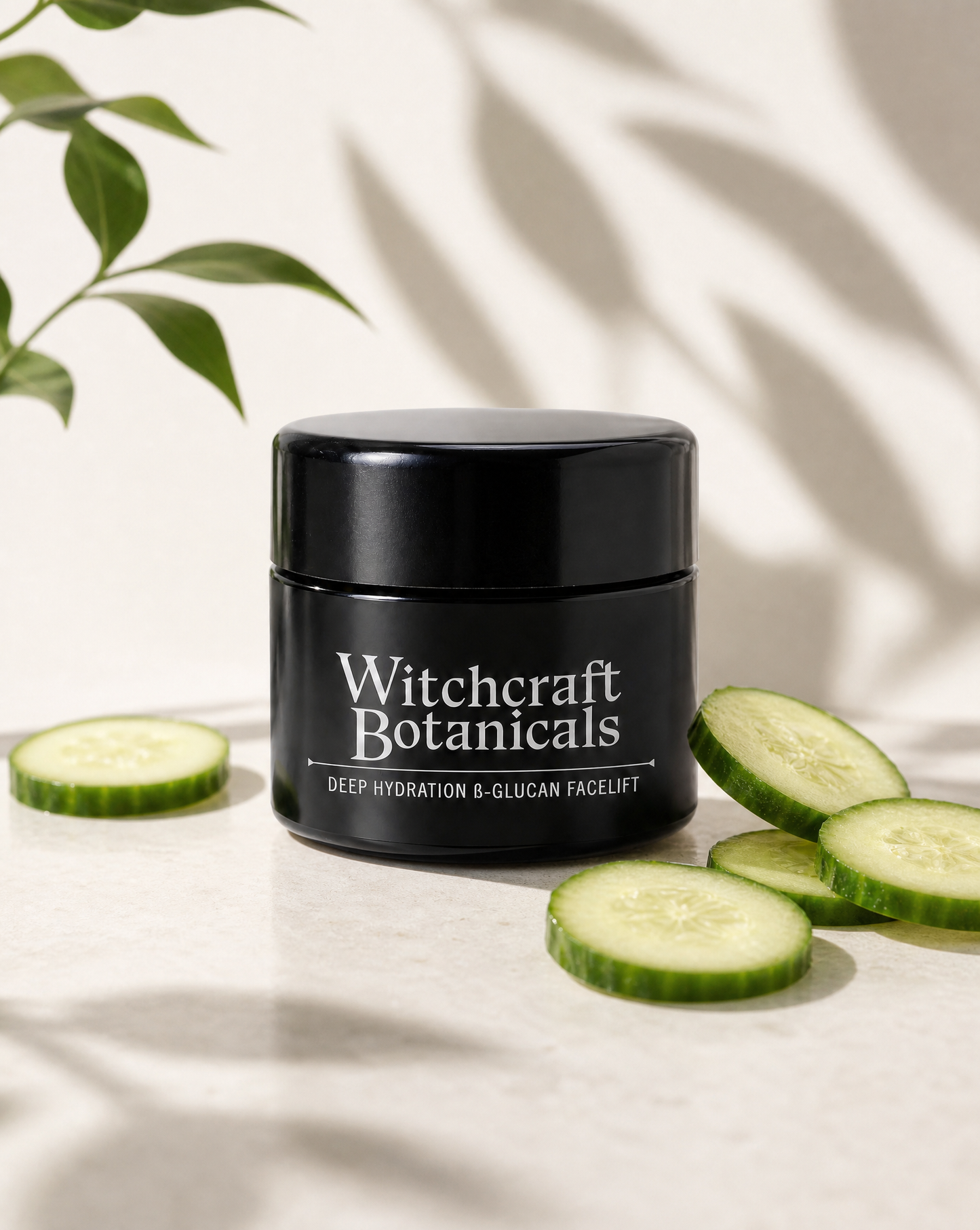 Daily face cream with beta-glucan